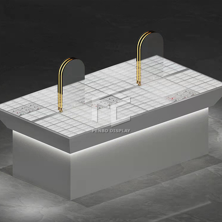 MDF Optical Shop Display Cabinets 3D Metal Optical Display Showcase For Eyewear