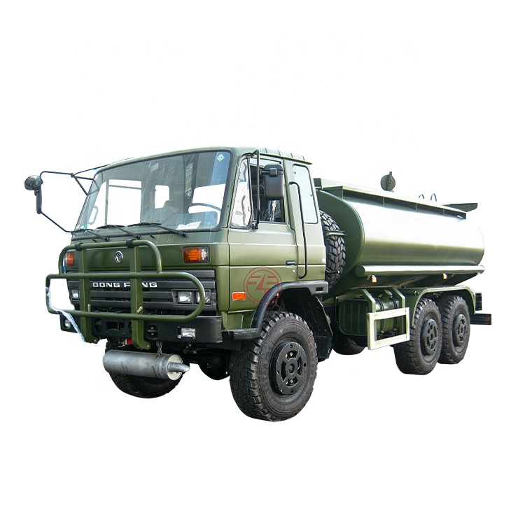 Manual Transmission Dongfeng 6x6 Diesel Fuel Tanker Truck with Large Tank Capacity