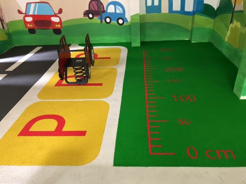 Playground Color Rubber Granules Grey EPDM Content 20% DIN EN 1183-1