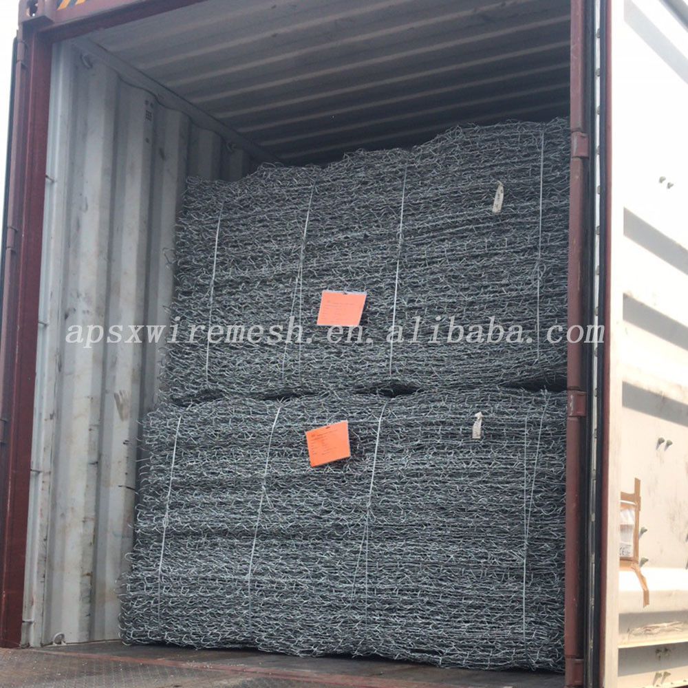 Highly Corrosion Resistant Steel Gabion Box ISO9001 Certification