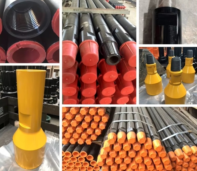 Easy Connect #89 Carbon Steel Drill Extension Rod For Water Water Well Drilling Rig