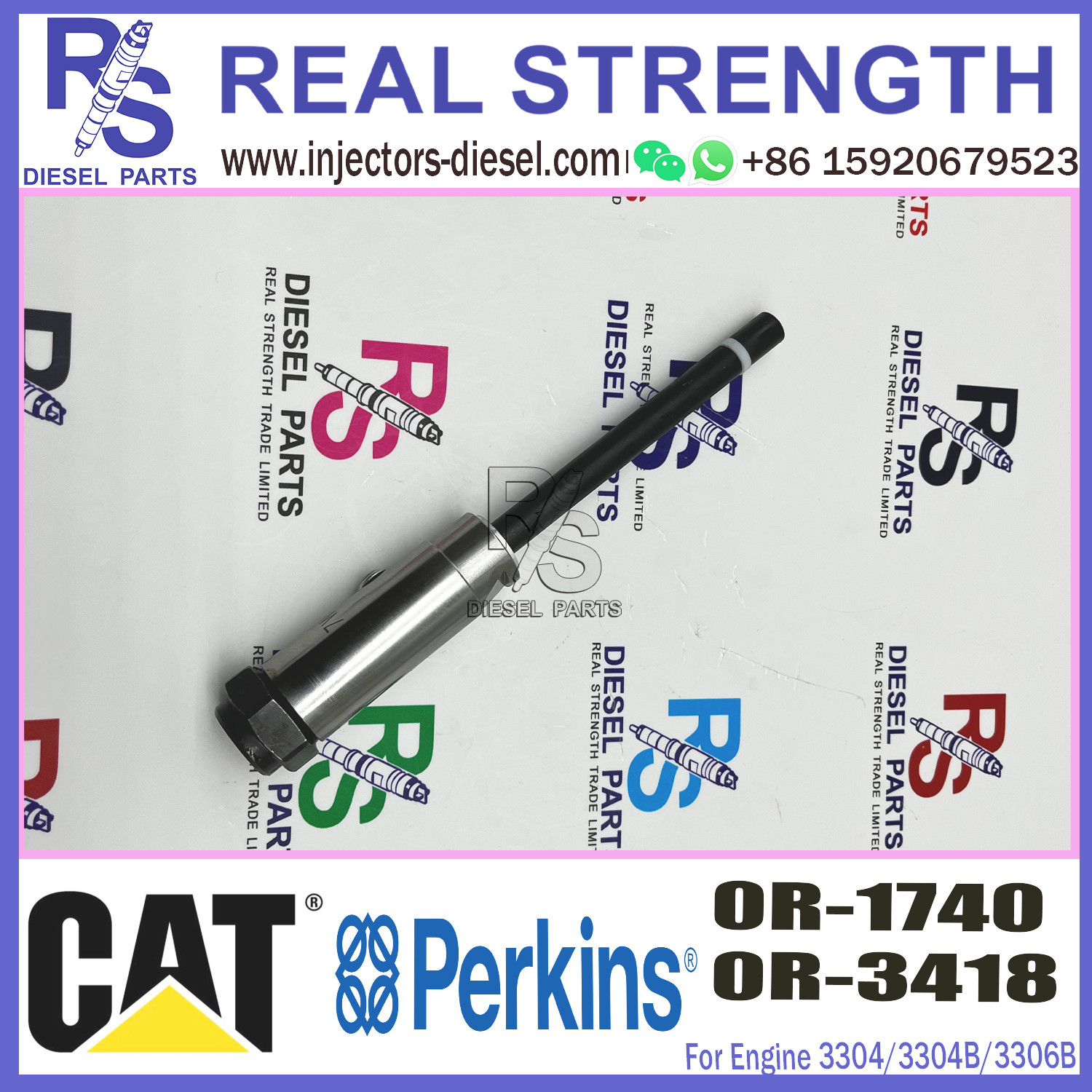 0R-1740 0R-3418 Fuel Injector Nozzle 8N7005 For Engine 3304 3304B 3306B 3306