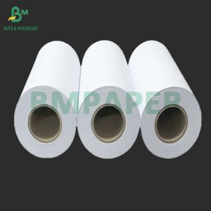 20LB Wide Format Uncoated White Bond Paper Roll For Inkjet Printers 24" X 150'