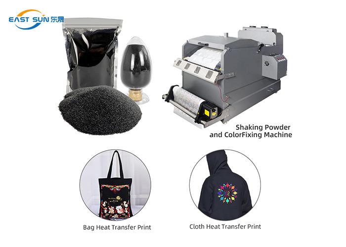 Black DTF TPU Heat Transfer Powder Polyurethane Anti Sublimation