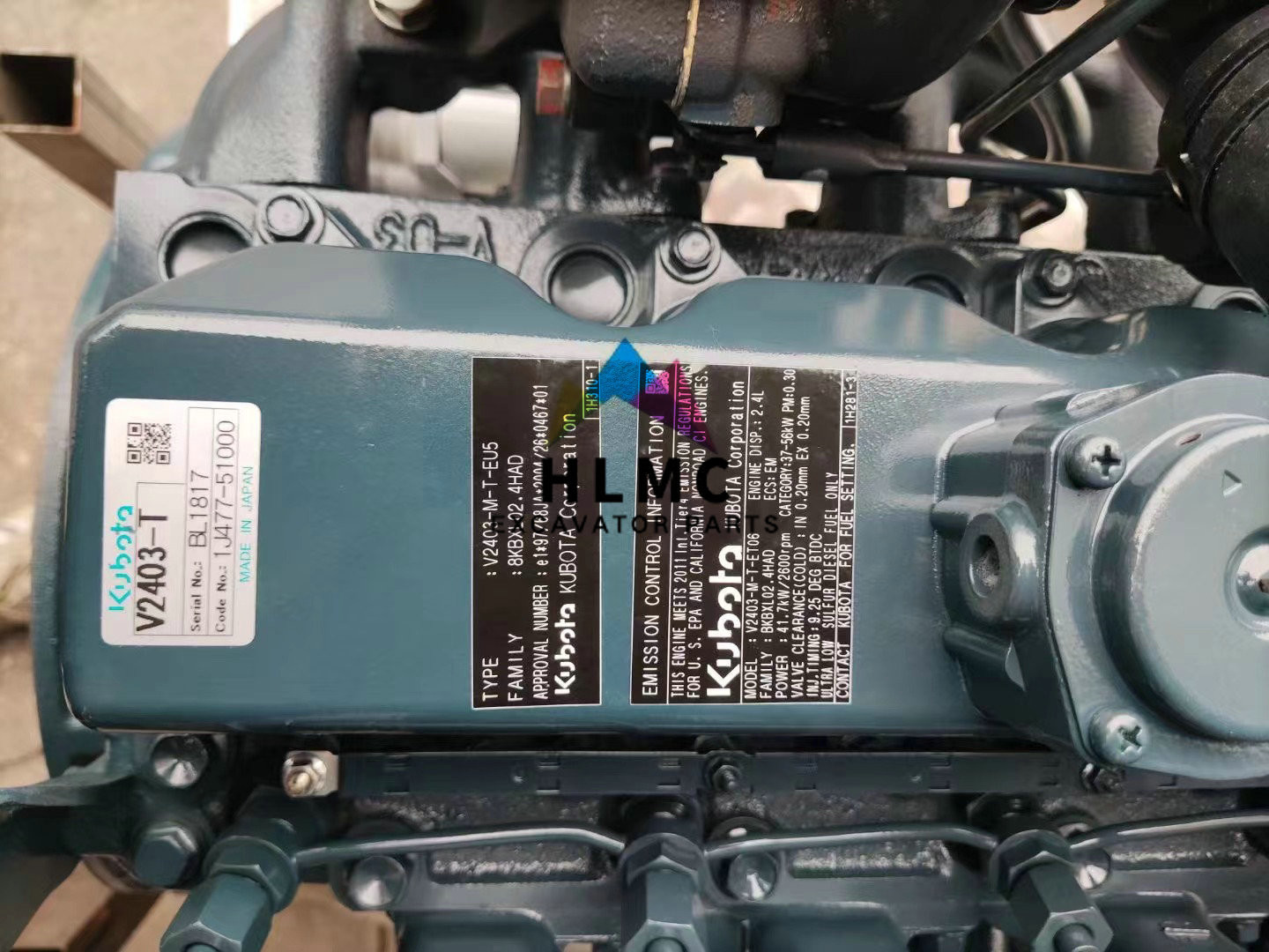 V2403T V2403 V2403-M-DI-T-E3B Diesel Complete Engine KX155-3 KX155-5 KX161 For Mini Excavator
