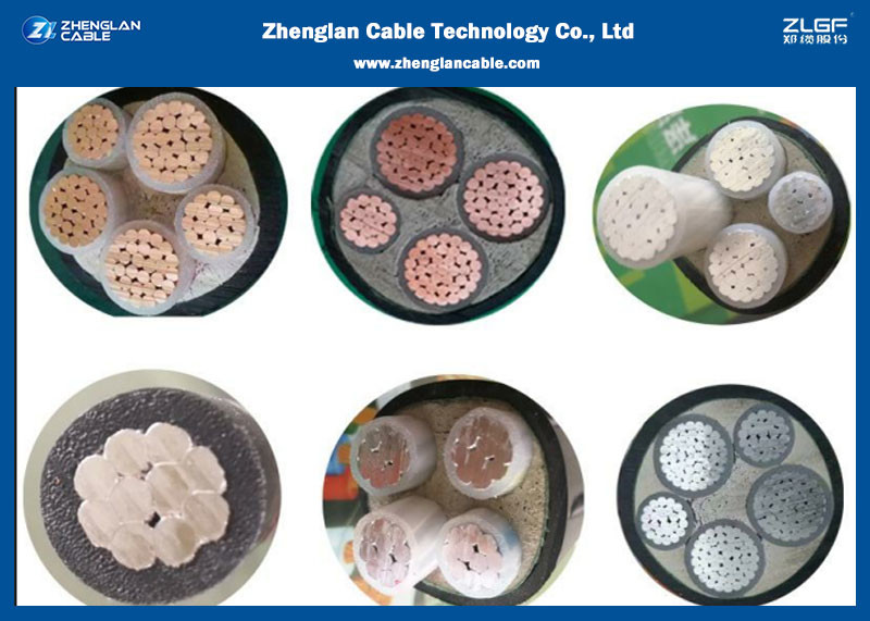 Cu Xlpe Pvc 1kv Double Steel Tape Armored Low Voltage Power Cable