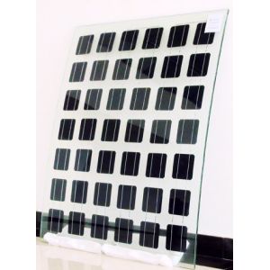 CE BIPV Monocrystalline PV Module Transparent Glass Monocrystalline Solar Panels
