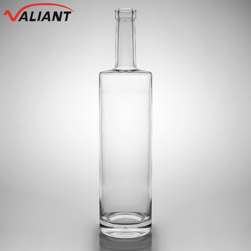 Industrial Beverage Glass Bottle for Gin Rum Brandy Whisky 750ml Straight Shoulder