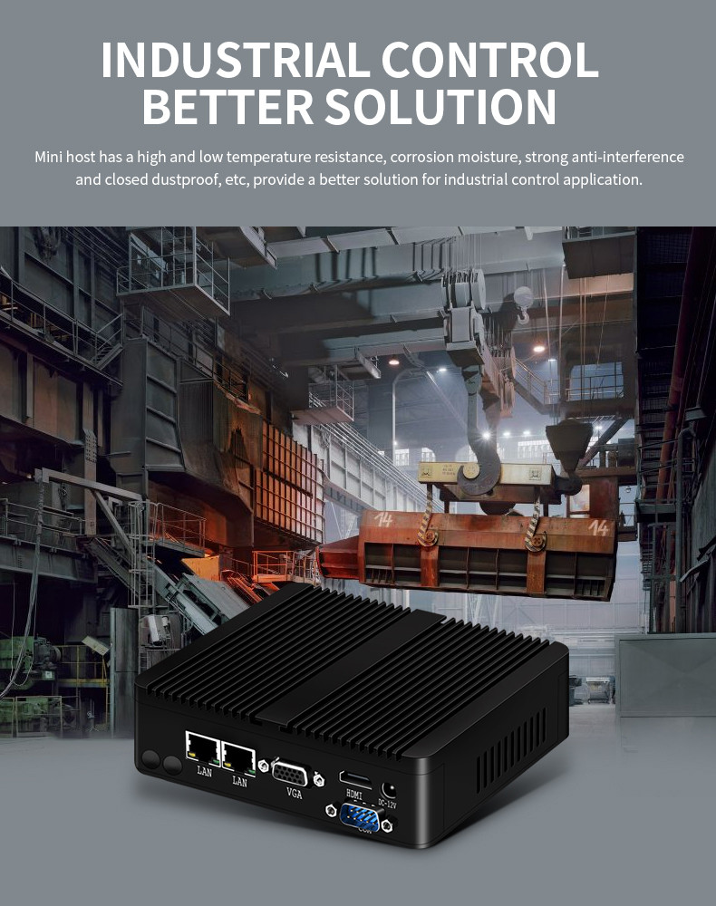 CCC Fanless Industrial PC Dual Network 6 Series Computer Host