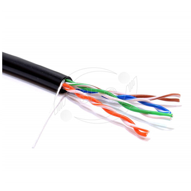 Unshield Category 5e Ethernet Cable 8 Cores 4 Pairs HDPE Insulated Bare Copper
