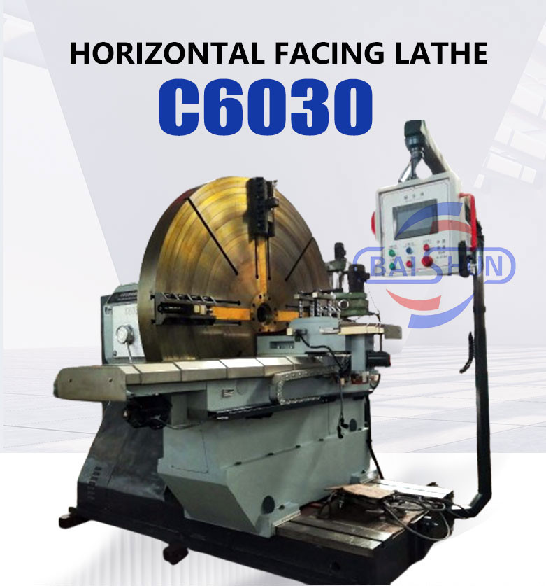 Floor-Mounted Lathe For Turning Flanges Heavy Flange Turning Lathe Horizontal