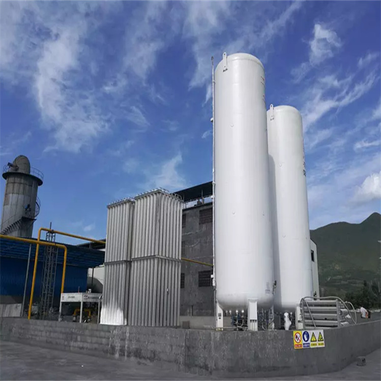 Cryogenic Liquid Oxygen Nitrogen Argon Storage Tank Vertical Stand