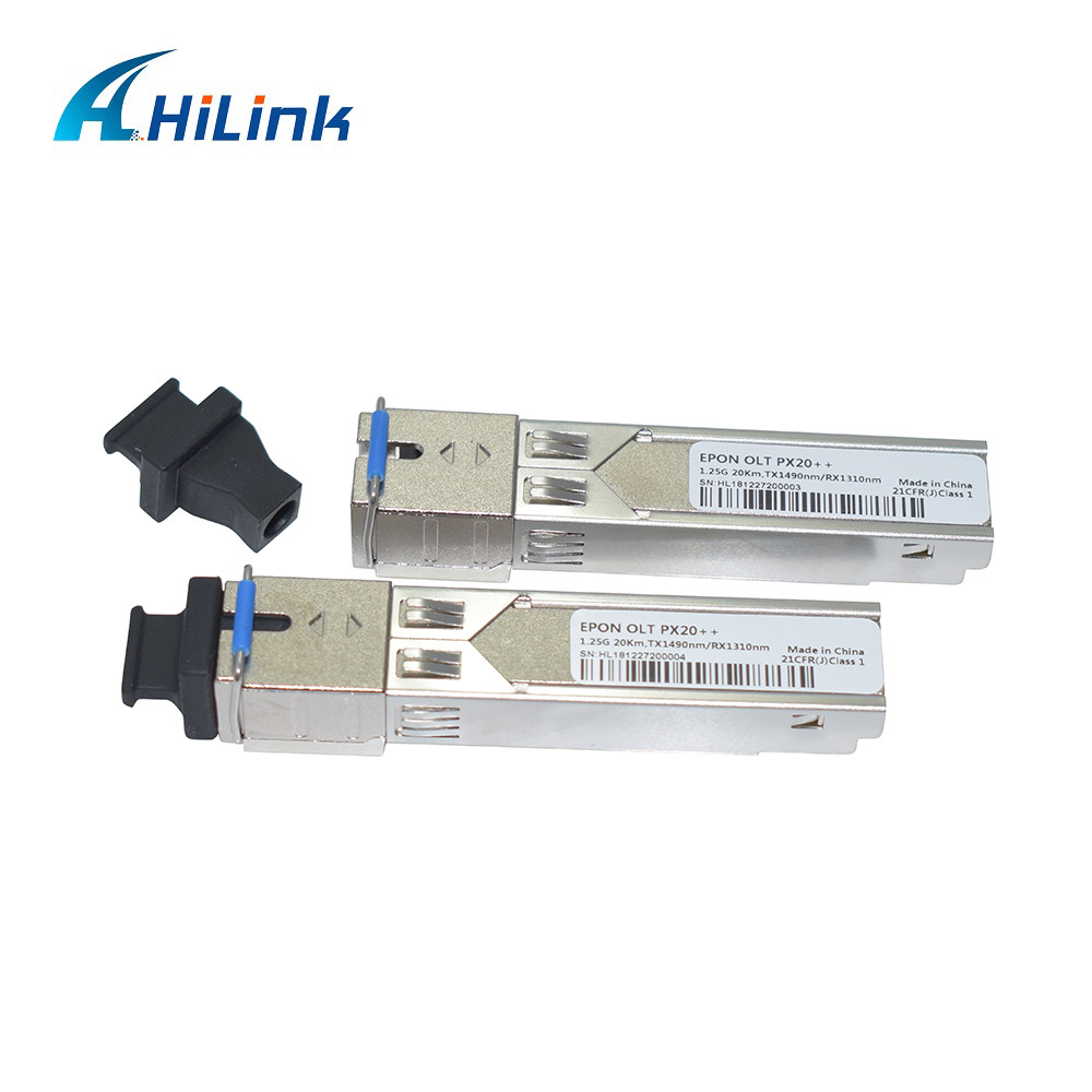 EPON OLT SFP DDM Module PX20++ 1.25G Tx1490nm Rx1310nm 20KM For FTTX