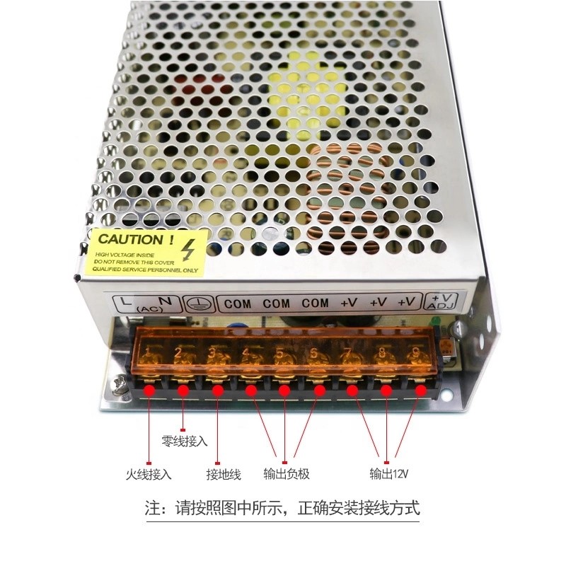 24W 12V 2A SMPS Power Supply Constant Voltage For LED Strip