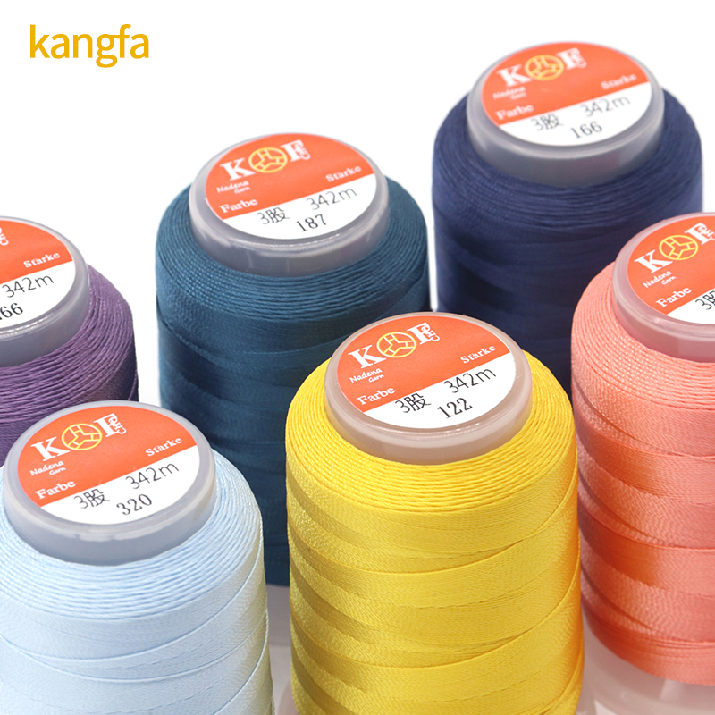 100% Polyester Chemical Resistance Sewing Thread for Leather 30g Strength Polyester