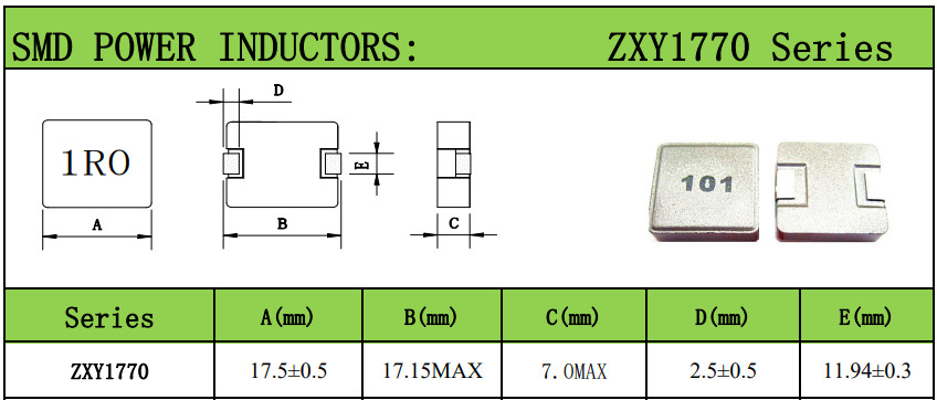 2.2uH SMD Molding Chip inductor High Current Shielded Power Integrated Inductor