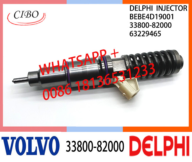 33800-82000 BEBE4D19001 Fuel engine Diesel Injector 33800-82000 BEBE4D19001 63229465 E3.18 for HYUNDAI 12L HIGH POWER