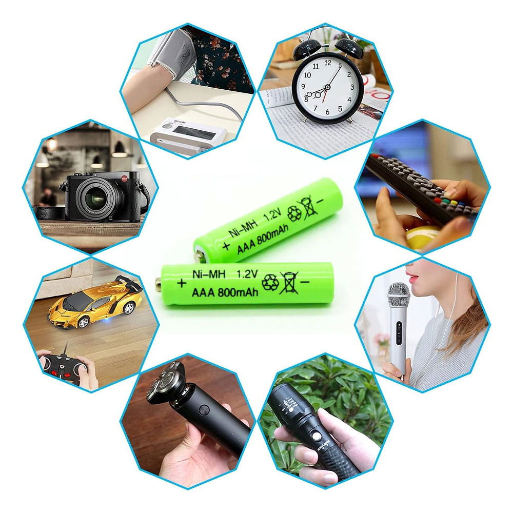 CLF High Capacity 1.2V Ni-MH AA AAA Rechargeable Batteries 2600mAh Long Cycle Life for Toys/Solar Lights