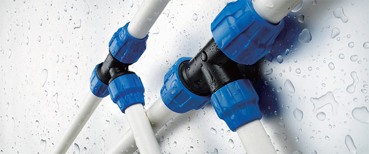Female Tee PP Water Pipe Fitting with Reinforcing Ring for Pipe System