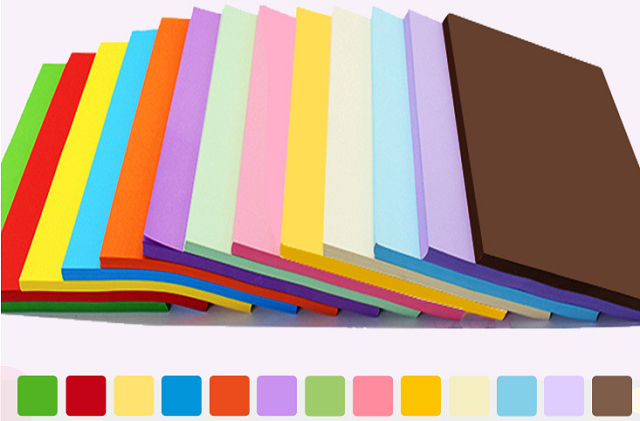 160gr 180gr 230gr Uncoated Bristol Colour Paper Sheet For Package 70x100cm 