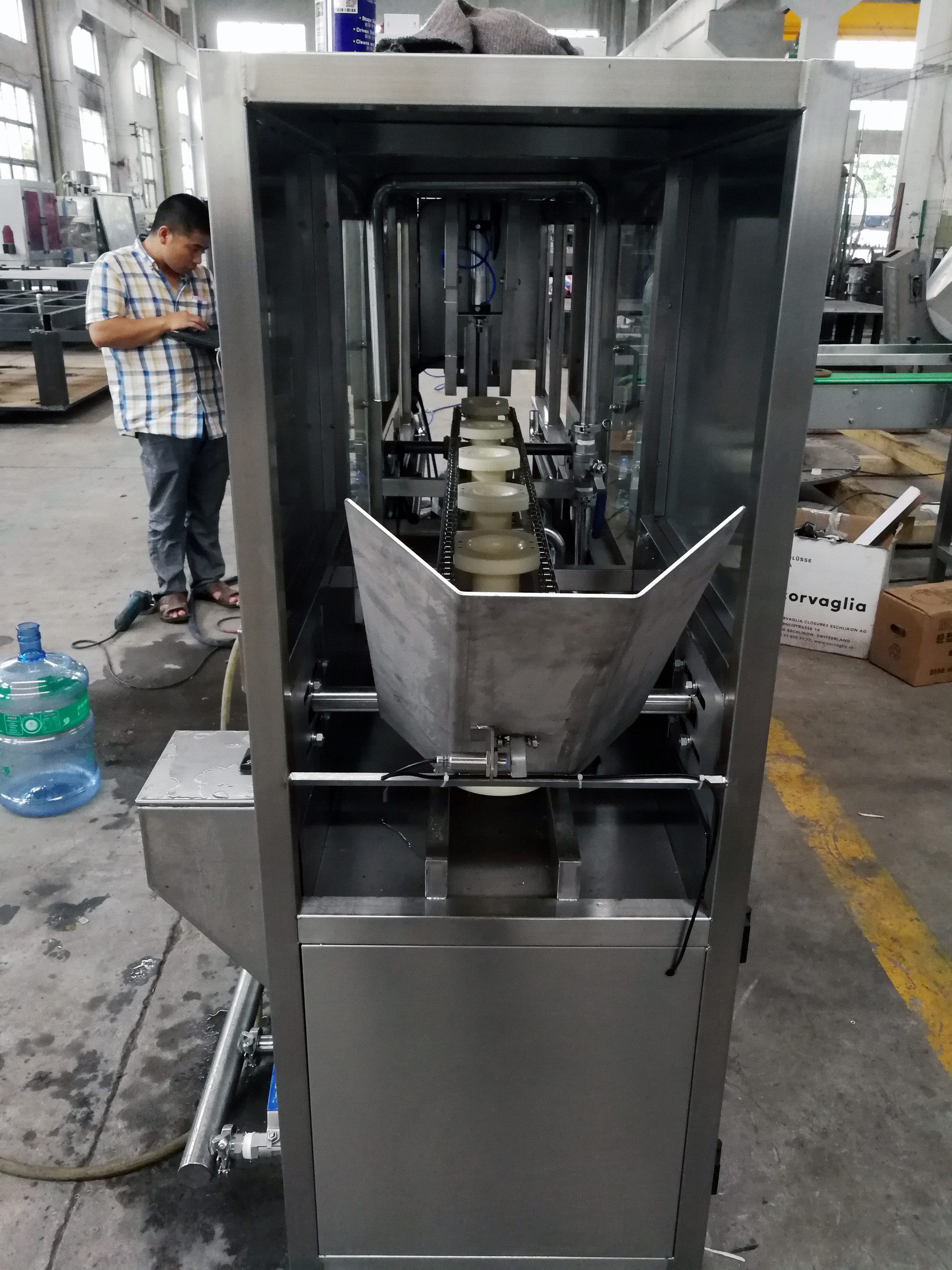 Automatic Reliable 5 Gallon Water Filling Machine For PET Bottle / Plastic Bottle