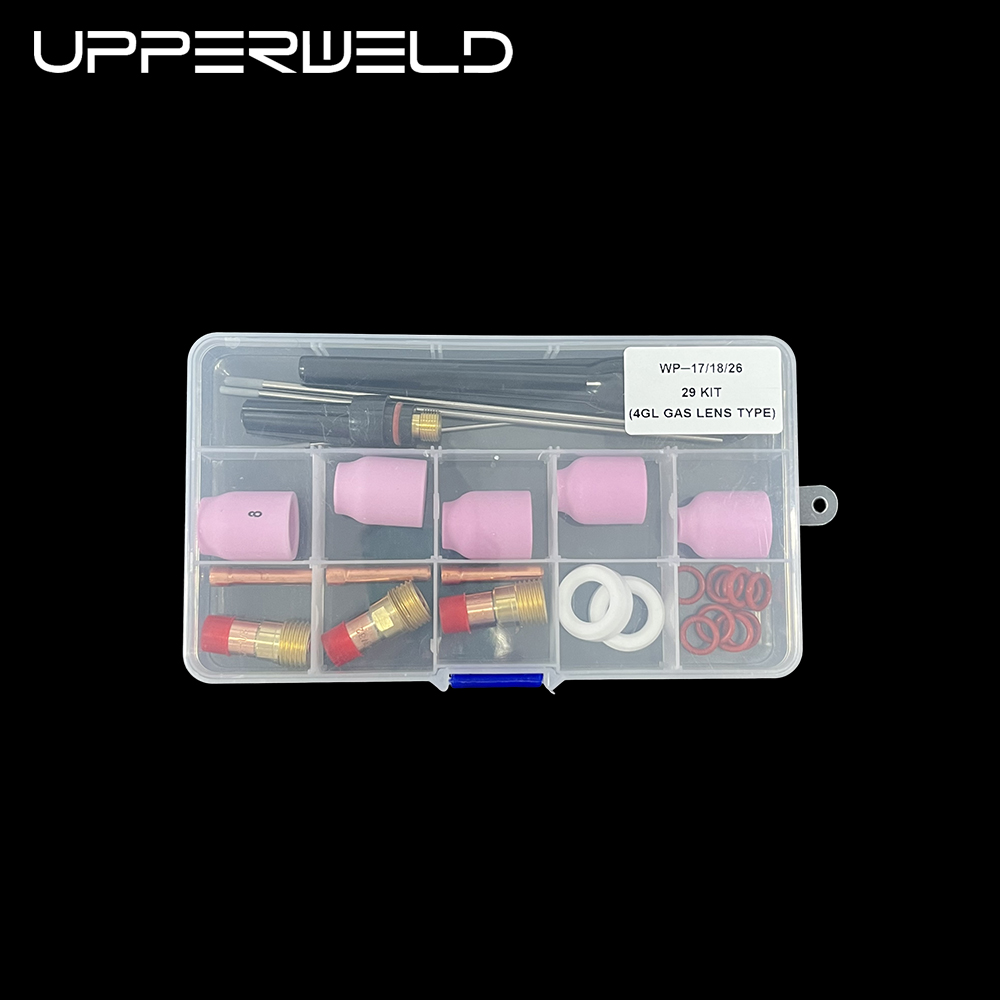Achieve Perfect TIG Welds with UPPERWELD 29PCS TIG Welding Torch Accessories and Gas Lens