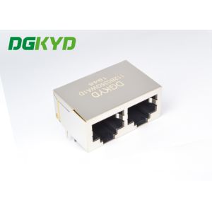 1x2 8P8C Net Socket 10M RJ45 Network Connector