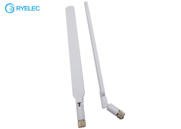 5dbi White 4g Lte Whip Rubber Antenna With Swivel Sma Male For 4g Wireless