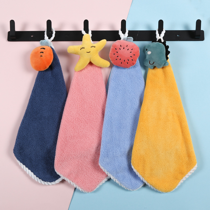 Customized Size Embroidery Logo Ployster Towel For Kids Women Cotton Material Option