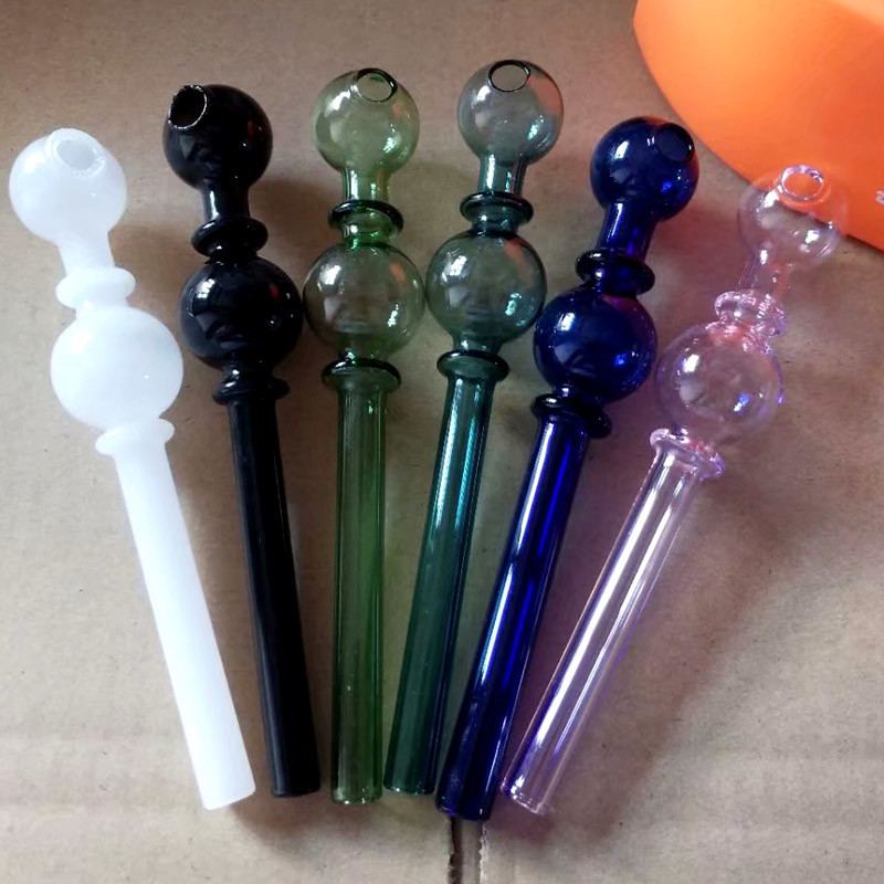 Honeybird Handmade Glass Smoking Pipe With Colors Recycler Oil Rigs Glass Balancer
