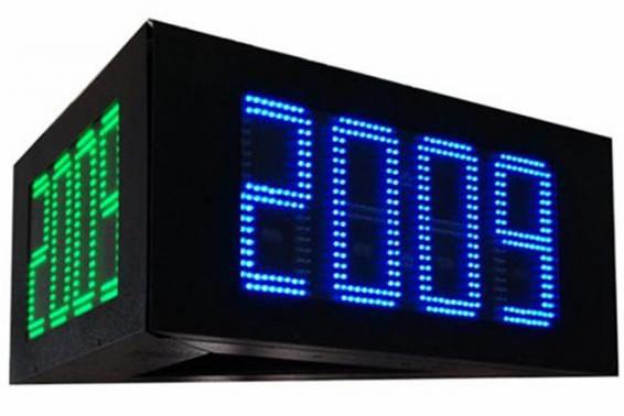 5000cd / ㎡ Brightness led price signs for gas stations , IP 65 16" DIY LED Sign