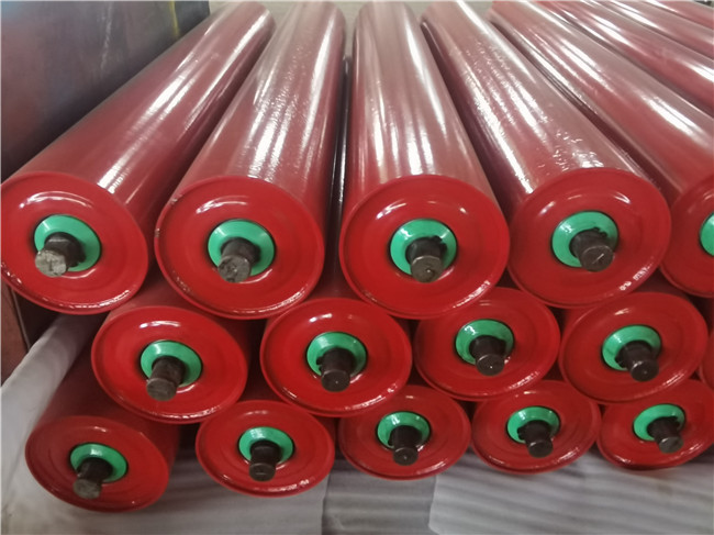 TD75 Dust Proof Conveyor Carrier Roller For Power Cement Plants
