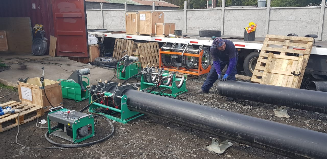 10 Inch PVDF Pipes Hydraulic Butt Fusion Welding Machine