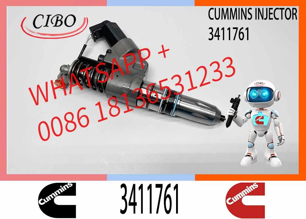 Diesel Fuel Injector Common Rail Injector 3411761 CUM-MINS M11 3411761 4903084 4061851 4902921 3411752 3411753 3411756