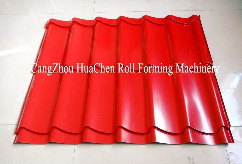 7.5Kw Hydraulic Power Tile And Roof Double Layer Cold Roll Forming Machine With CE