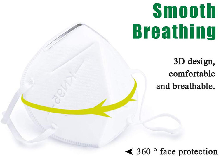 Breathable Kn95 Face Mask Disposable Hospital Masks Anti Pollution For Protection