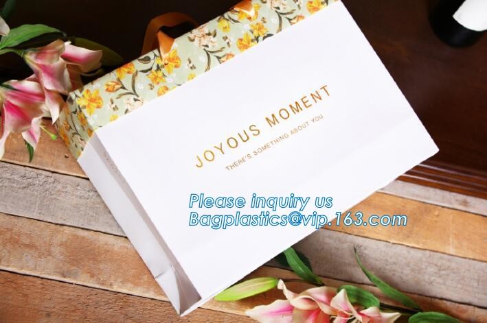 Cheap Customized Pink Printed Paper Shopping Bag For Clothing and Gift,Recycled Luxury Paper Bags & Retail Carrier Bags