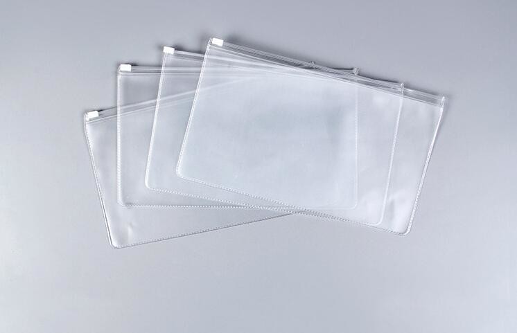 Plastic Bag OEM Custom PVC Loop Handle Image Printed Plastic Shopping Bag,Promotional Clear Waterproof Plastic Cosmetic