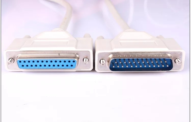 Data Transmission RS232 RJ45 Cable DB25 Male To DB25 Female Modem