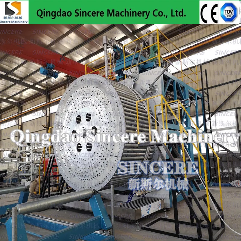 PE/PP Hollow-Walled Spiral-Wound Pipes Production Line, Spirally Winding Pipe Welding Production Machine, Manhole Pipe Extrusion Lines
