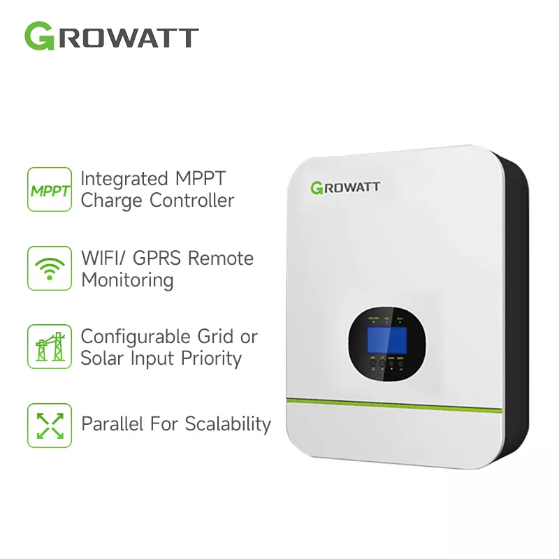 Growatt SPF 5000TL HVM 48v 5000W single phase Growatt Off Grid Inverter