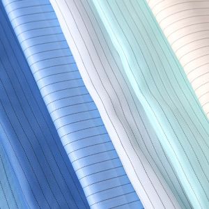 100D Polyester Carbon Fiber ESD Fabric 105gsm 10e6-10e9 Ohm