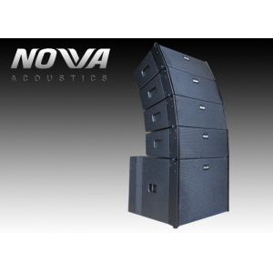 8 Ohms Powered Speaker System , Active Line Array Speaker System Portable With