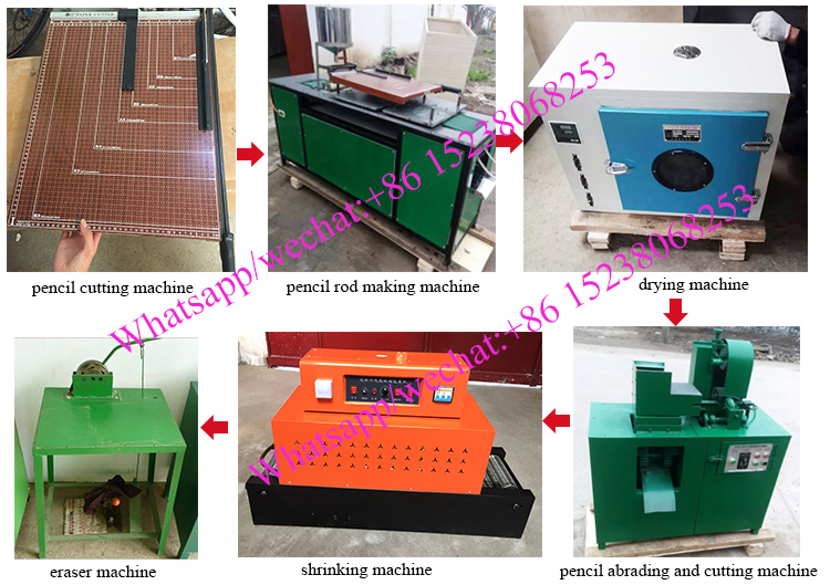 Waste paper pencil making machine