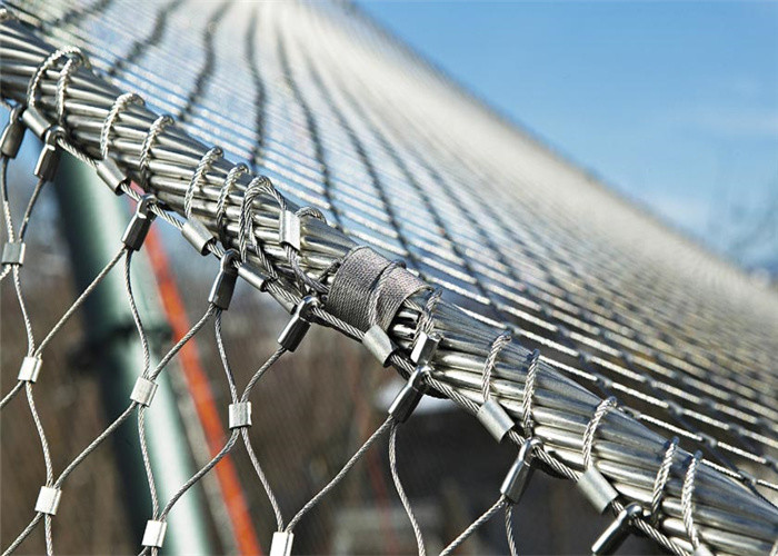 X Tend Stainless Steel Architectural Mesh 40x40mm Steel Cable Netting