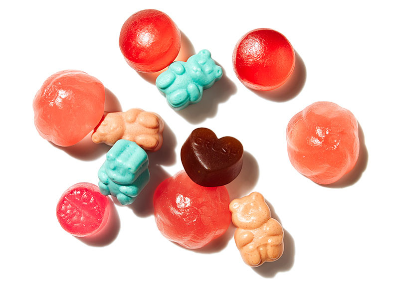 3KW Intelligent Control System Gummy Bear Machine Semi Automatic