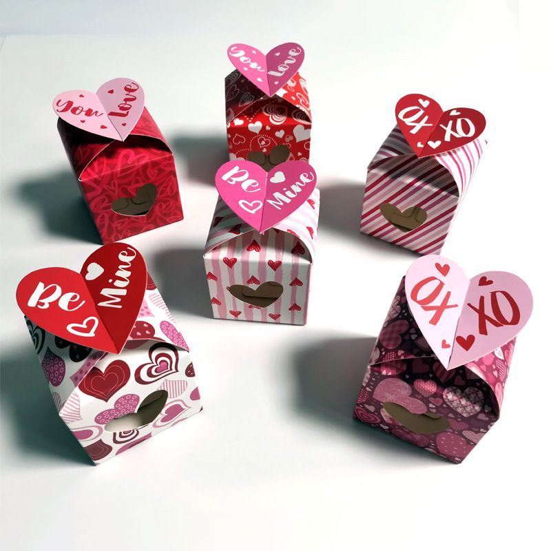 House Shaped Elegant Gold and Silver Hot Stamping Gift Packaging Paper Box