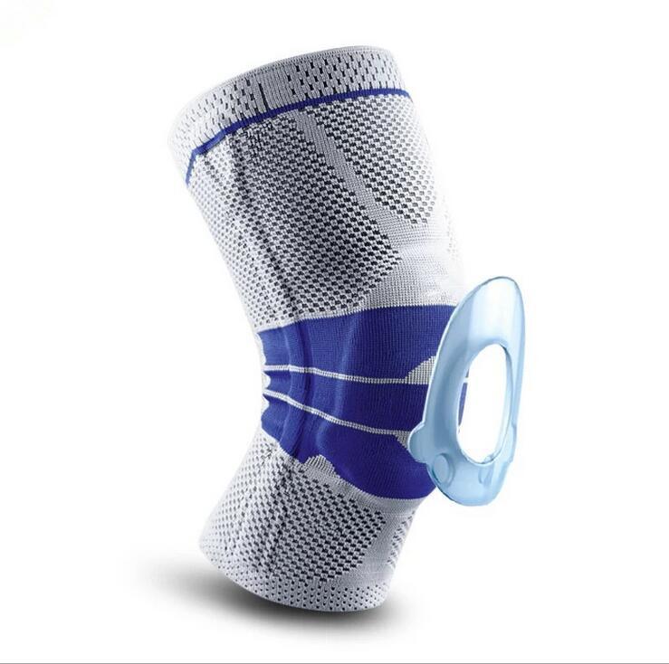 Professional Silicone Knee Sleeve Knee Support Brace Compression Sleeve for Running