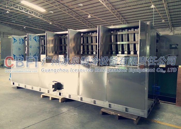 Wine Cooling Commercial Ice Cube Machine 3000Kg With Stable Performance