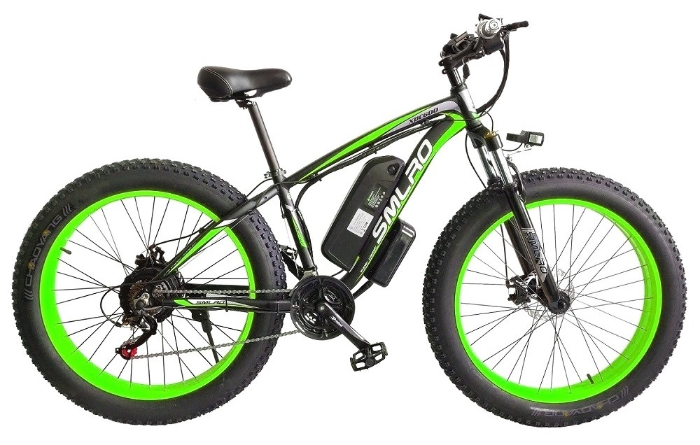500W Motor 16AH Lithium Battery Electric Bike SMLRO XDC600 26x4.0 inch Fat Tire E-Bike Drop Shipping Available